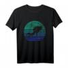 Retro Taucher Silhouette T-Shirt – Coole Geschenkidee für Taucher & Tiefseeliebhaber für Damen und Herren