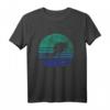 Retro Taucher Silhouette T-Shirt – Coole Geschenkidee für Taucher & Tiefseeliebhaber für Damen und Herren