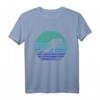 Retro Taucher Silhouette T-Shirt – Coole Geschenkidee für Taucher & Tiefseeliebhaber für Damen und Herren