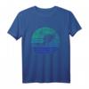Retro Taucher Silhouette T-Shirt – Coole Geschenkidee für Taucher & Tiefseeliebhaber für Damen und Herren
