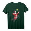 Lustiges Volleyball Weihnachtsmann T-Shirt – Perfektes Geschenk zu Weihnachten, Nikolaus & Advent für Fans, Spieler & Trainer