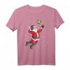 Lustiges Volleyball Weihnachtsmann T-Shirt – Perfektes Geschenk zu Weihnachten, Nikolaus & Advent für Fans, Spieler & Trainer