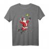Lustiges Volleyball Weihnachtsmann T-Shirt – Perfektes Geschenk zu Weihnachten, Nikolaus & Advent für Fans, Spieler & Trainer