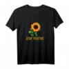 Stay Positive Sonnenblumen T-Shirt – Motivationsshirt für Frauen, perfekte Geschenkidee für Mutter, Freundin & Frühlings- & Sommeroutfit