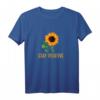 Stay Positive Sonnenblumen T-Shirt – Motivationsshirt für Frauen, perfekte Geschenkidee für Mutter, Freundin & Frühlings- & Sommeroutfit
