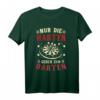 Nur Die Harten Gehen Zum Darten Dart T-Shirt – Lustiges Dart Spruch mit Dartscheibe, klassisch geschnitten