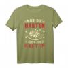 Nur Die Harten Gehen Zum Darten Dart T-Shirt – Lustiges Dart Spruch mit Dartscheibe, klassisch geschnitten