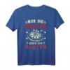 Nur Die Harten Gehen Zum Darten Dart T-Shirt – Lustiges Dart Spruch mit Dartscheibe, klassisch geschnitten