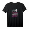 40Geburtstag T-Shirt für Frauen mit Judo Motiv - Klassisch geschnitten, doppelt genähter Saum, ideales Geschenk für Judoka und Judo-Fans