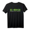 E-Bike Lächeln statt Hecheln T-Shirt - Lustiges Pedelec Motivshirt für Radfahrer und E-Bike Fans