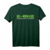 E-Bike Lächeln statt Hecheln T-Shirt - Lustiges Pedelec Motivshirt für Radfahrer und E-Bike Fans