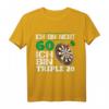 HapMonkey Dart Spruch T-Shirt – Lustiges Geburtstagsgeschenk für Dartfans und Männer
