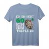 HapMonkey Dart Spruch T-Shirt – Lustiges Geburtstagsgeschenk für Dartfans und Männer