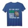 HapMonkey Dart Spruch T-Shirt – Lustiges Geburtstagsgeschenk für Dartfans und Männer