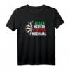 Zielen Werfen Fluchen Nochmal Lustiges Dart Hobby Geschenk T-Shirt – Perfektes Geschenk für Dart-Fans, Freunde und Männer mit Humor