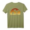 Vintage Sonne Surfen Geschenk für Surfer und Wellenreiter - Retro T-Shirt mit Sonnenuntergang im Distressed Look für Geburtstage & Weihnachten