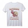 Ich Werde Nicht Aufgeben Läufer Schnecke T-Shirt – Lustiges Laufoutfit für Marathon, Halbmarathon & Laufveranstaltungen für Damen und Herren
