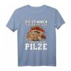 Pilzsammler T-Shirt - Lustiges Geschenk für Pilzsucher & Naturfreunde zum Geburtstag mit Spruch 'die stimmen in meinen Kopf sagen ich brauche mehr Pilze'