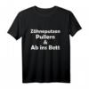 Zähneputzen, Pullern & Ab Ins Bett - Lustiges Schlafshirt für Kinder für eine gute Nacht & süße Träume