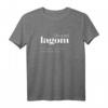 Schwedisch lernen Lagom Definition Lustiges Schweden Wort T-Shirt – Perfektes Geschenk für Schweden-Fans, Anfänger & Fortgeschrittene