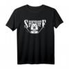 Sheriff Stern Polizeihut & T-Shirt für Kinder – Sheriff-Abzeichen für Kriminaljagd & Kindergeburtstag mit Sheriff-Motiv