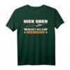 Segelflugzeug Oben Nervt Niemand T-Shirt – Lustiges Geschenk für Segelflieger, Piloten & Flugenthusiasten zum HapMonkey