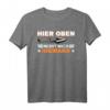 Segelflugzeug Oben Nervt Niemand T-Shirt – Lustiges Geschenk für Segelflieger, Piloten & Flugenthusiasten zum HapMonkey