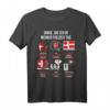 Dänische Flagge T-Shirt | Dänemark Urlaub & Fan Geschenk | Ideal für Reisen, Fernweh & Dänen mit dänischen Wurzeln