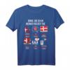 Dänische Flagge T-Shirt | Dänemark Urlaub & Fan Geschenk | Ideal für Reisen, Fernweh & Dänen mit dänischen Wurzeln