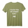 i Know how the rabbit runs - Lustiges Denglisch Studenten T-Shirt für Englisch Lehrer & Freunde der Redewendung