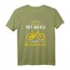 Warum ich mit Akku fahre? Lustiges E-Bike Mountain Bike E-MTB T-Shirt – Perfekt für Radfahrer, Biker & Geschenke zum Geburtstag oder Weihnachten