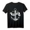Papitän | Lustiges Papa und Kapitän Anker Motiv Vatertag T-Shirt – Perfektes Geschenk für Seefahrer, Segler und Küstenliebhaber
