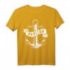 Papitän | Lustiges Papa und Kapitän Anker Motiv Vatertag T-Shirt – Perfektes Geschenk für Seefahrer, Segler und Küstenliebhaber