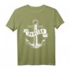 Papitän | Lustiges Papa und Kapitän Anker Motiv Vatertag T-Shirt – Perfektes Geschenk für Seefahrer, Segler und Küstenliebhaber