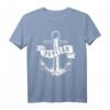 Papitän | Lustiges Papa und Kapitän Anker Motiv Vatertag T-Shirt – Perfektes Geschenk für Seefahrer, Segler und Küstenliebhaber