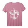 Papitän | Lustiges Papa und Kapitän Anker Motiv Vatertag T-Shirt – Perfektes Geschenk für Seefahrer, Segler und Küstenliebhaber