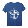 Papitän | Lustiges Papa und Kapitän Anker Motiv Vatertag T-Shirt – Perfektes Geschenk für Seefahrer, Segler und Küstenliebhaber