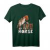 Lustiges Quarter Horse T-Shirt mit Comic-Design – Westernreiten & Pferdefreunde Geschenk für Kinder, Damen und Herren