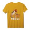 Lustiges Quarter Horse T-Shirt mit Comic-Design – Westernreiten & Pferdefreunde Geschenk für Kinder, Damen und Herren