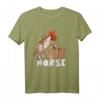 Lustiges Quarter Horse T-Shirt mit Comic-Design – Westernreiten & Pferdefreunde Geschenk für Kinder, Damen und Herren