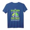 Zum Go-Kart Fahren Geboren Spruch T-Shirt – Lustiges Kartfahrer Design für Kinder, Jungs, Damen & Herren, perfekte Geschenkidee für Kartbahn & Rennstrecken