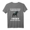 Lustiges Friesen Personal Reiter Geschenk Pferd T-Shirt – Humorvolles Reiter Outfit mit Spruch für Pferdeliebhaber zum Geburtstag & Weihnachten