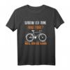 Warum ich ohne Akku fahre weil ich es kann - Lustiges Fahrrad T-Shirt für Radfahrer, Rentner & Radsportbegeisterte als Geschenkidee