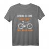 Warum ich ohne Akku fahre weil ich es kann - Lustiges Fahrrad T-Shirt für Radfahrer, Rentner & Radsportbegeisterte als Geschenkidee