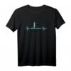 SUP Motiv für Paddelboot & Paddelboard | Stand Up Paddling T-Shirt mit Herzschlag-Design