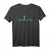SUP Motiv für Paddelboot & Paddelboard | Stand Up Paddling T-Shirt mit Herzschlag-Design