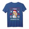 Beagle Frohe Waunachten Weihnachten Hund Xmas X-Mas T-Shirt - Lustiges Hunde-Oberteil für Hundeliebhaber, Hundepapas & Tierärzte