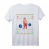 Lustiges Merry Liftmas Ugly Christmas Workout Powerlifting T-Shirt – Perfektes Geschenk für Bodybuilder, Gewichtheber & Fitnessfans zu Weihnachten