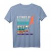 6 Stages of Marathon Running Spruch Läufer T-Shirt – Witziges Geschenk für Läufer, Jogger & Marathonläufer für Herren & Damen