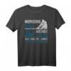 Morgens Müde Abends Blau - Lustiges Straßenbau T-Shirt für Straßenwärter, Bauarbeiter und Meister als Geschenkidee